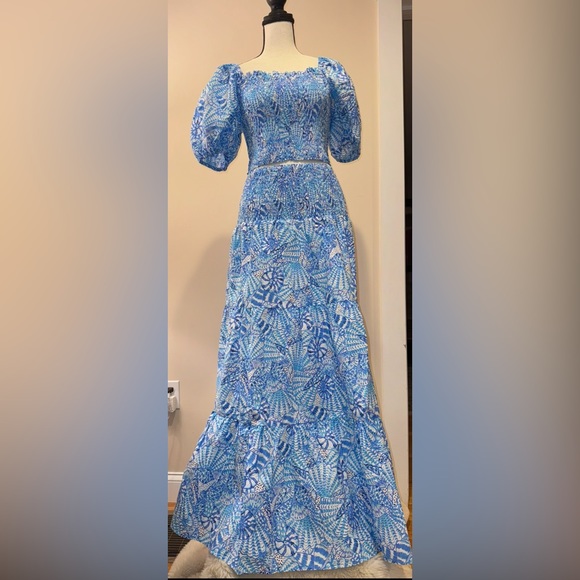 Lilly Pulitzer Two Piece Aston Maxi Set - Picture 4 of 10